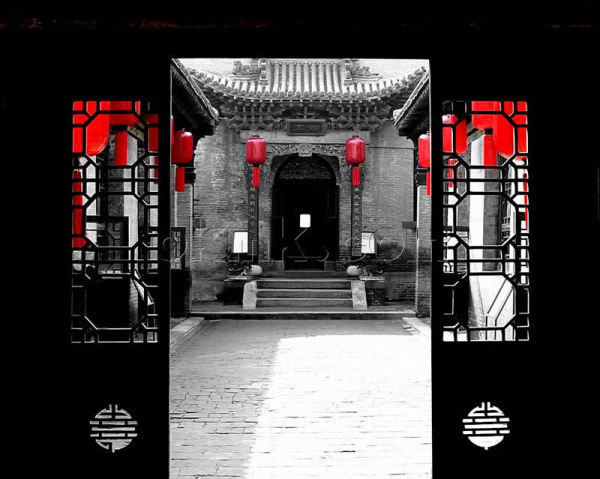 一組流淌著歲月的中國門，美呆了！