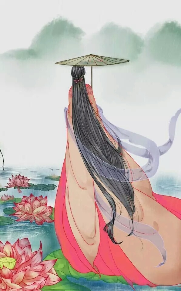 古風(fēng)女子背影圖集，一襲優(yōu)雅背影美呆眾人