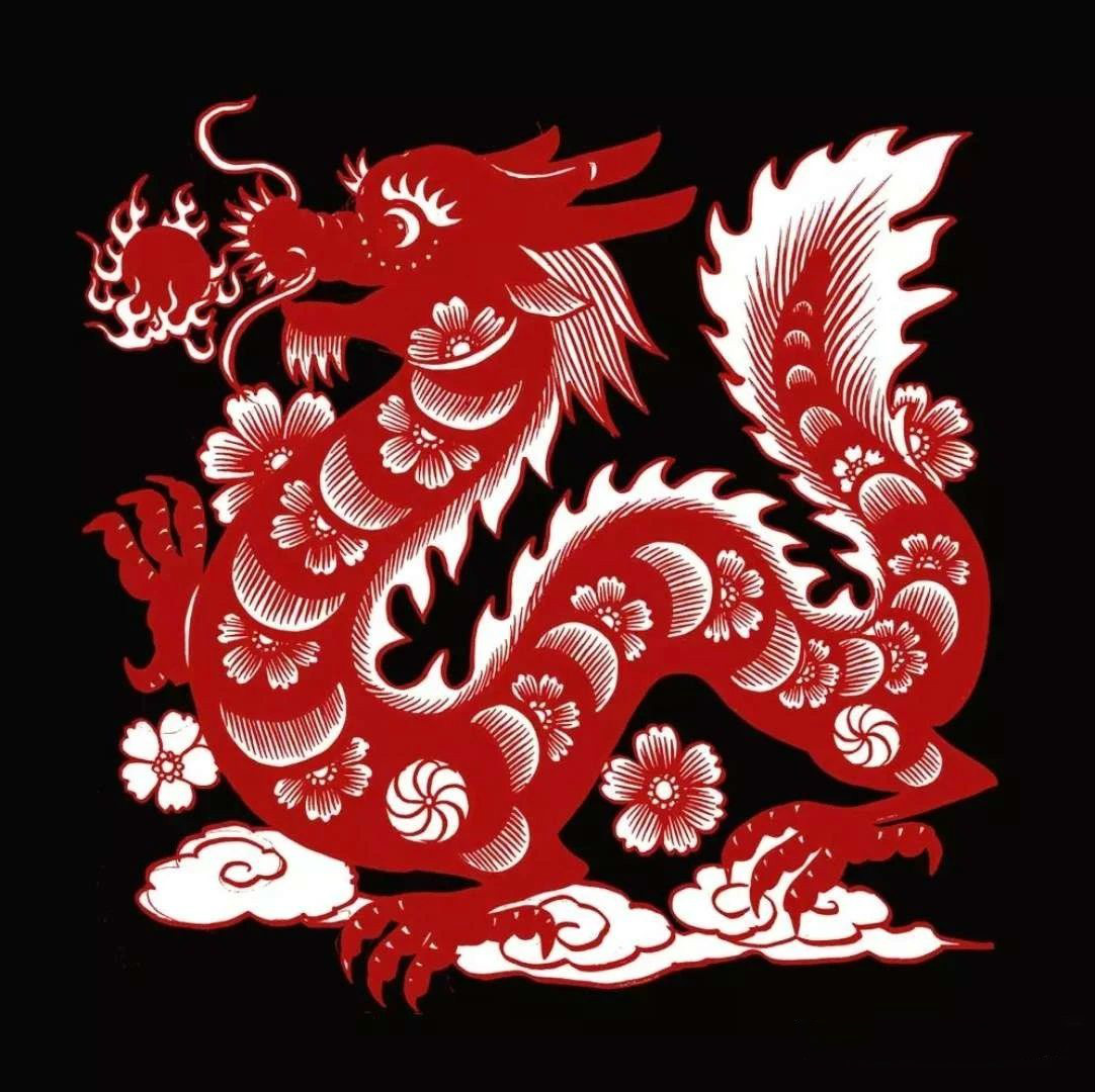 紅與黑的剪紙藝術(shù)，曹文峰十二生肖剪紙作品