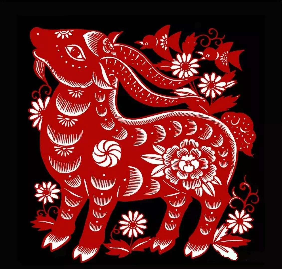 紅與黑的剪紙藝術(shù)，曹文峰十二生肖剪紙作品