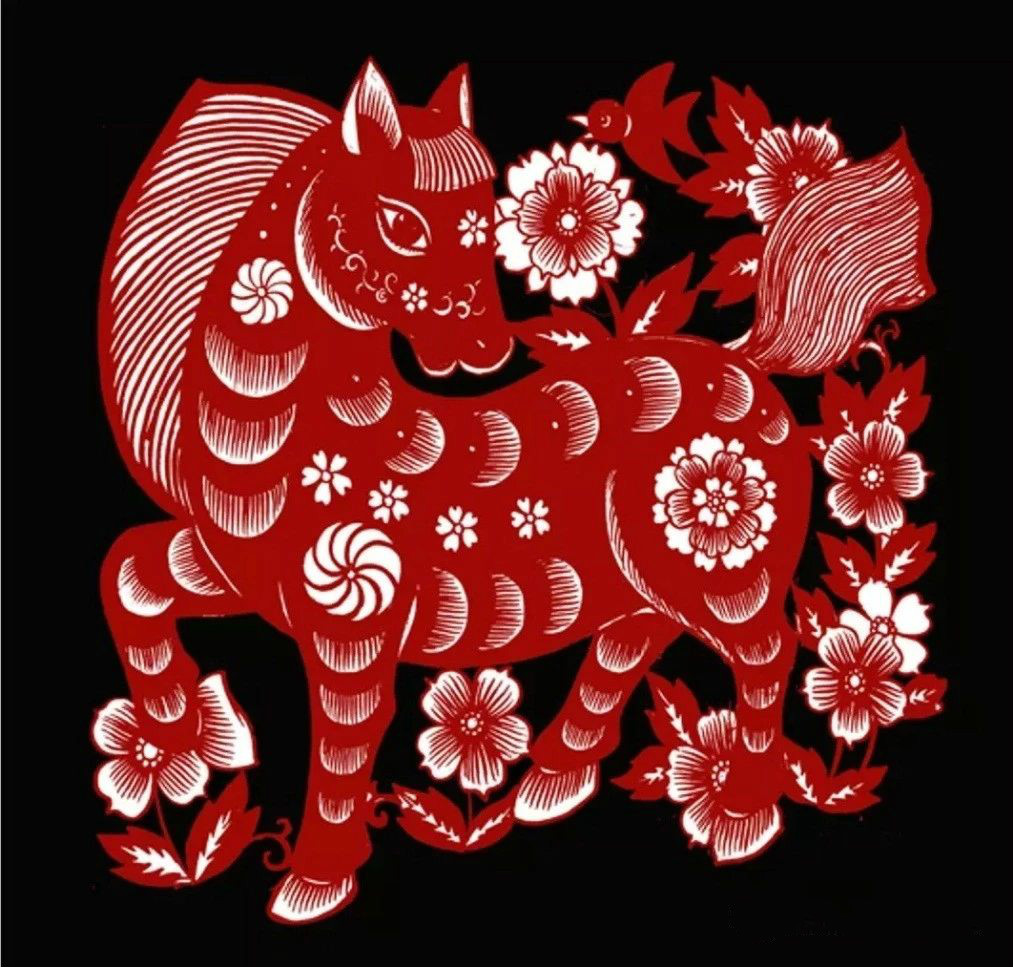 紅與黑的剪紙藝術(shù)，曹文峰十二生肖剪紙作品