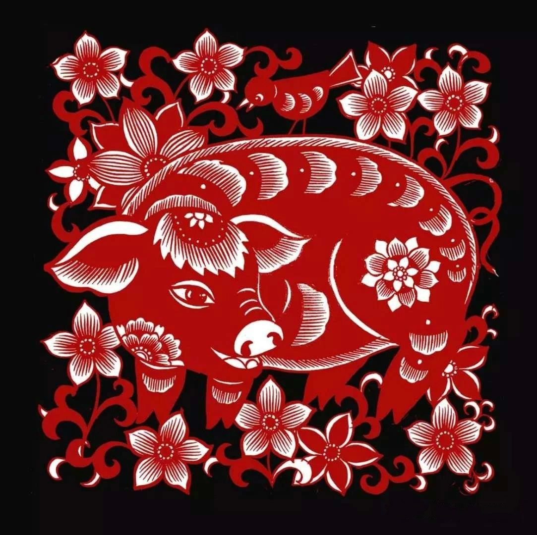 紅與黑的剪紙藝術(shù)，曹文峰十二生肖剪紙作品