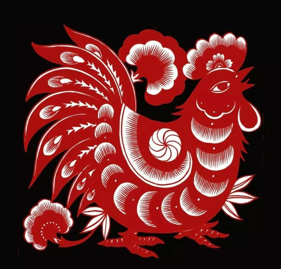 紅與黑的剪紙藝術(shù)，曹文峰十二生肖剪紙作品