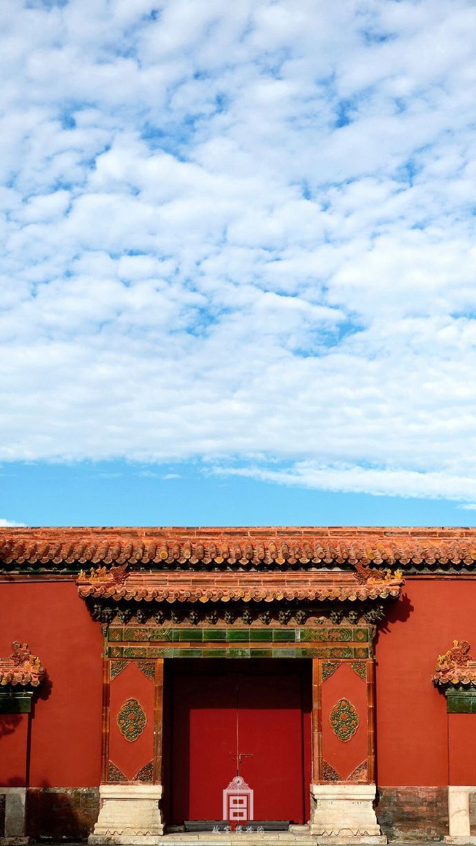 超美故宮古建筑圖片，紫禁之巔白云無盡