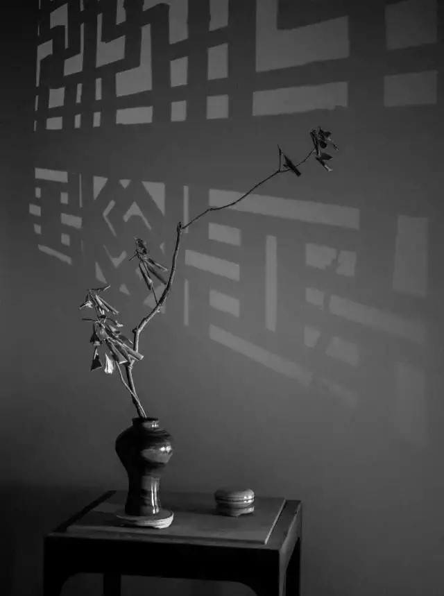 超有意境的瓶花藝術(shù)，一組簡約中國瓶花藝術(shù)