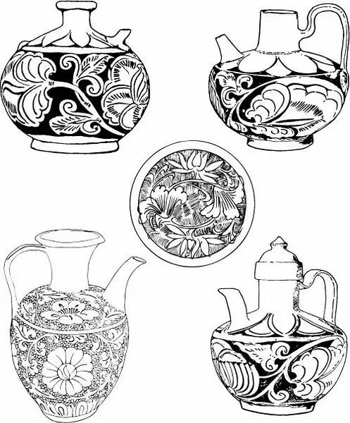 青花瓷素材圖案欣賞，中國傳統(tǒng)藝術(shù)就是這么美