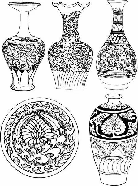 青花瓷素材圖案欣賞，中國傳統(tǒng)藝術(shù)就是這么美