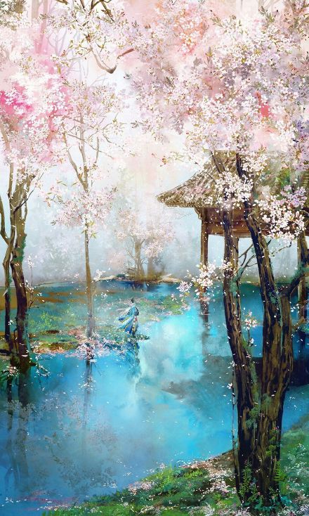 四季系列古風(fēng)壁紙圖集，超美的手機(jī)壁紙圖片