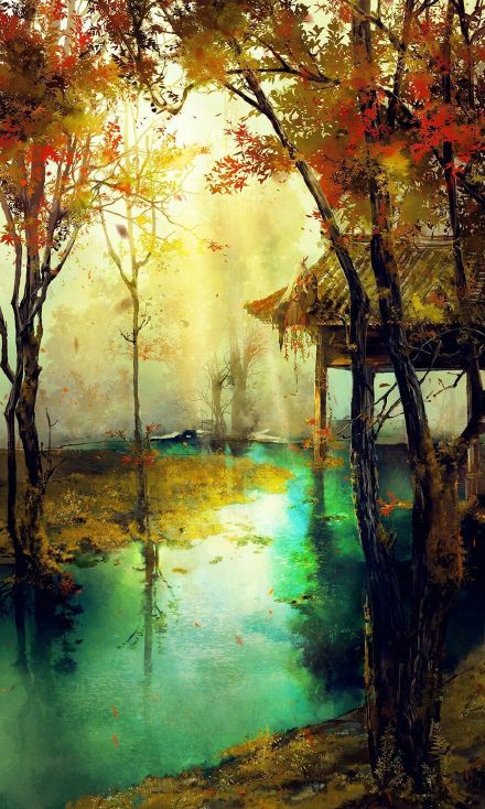 四季系列古風(fēng)壁紙圖集，超美的手機(jī)壁紙圖片