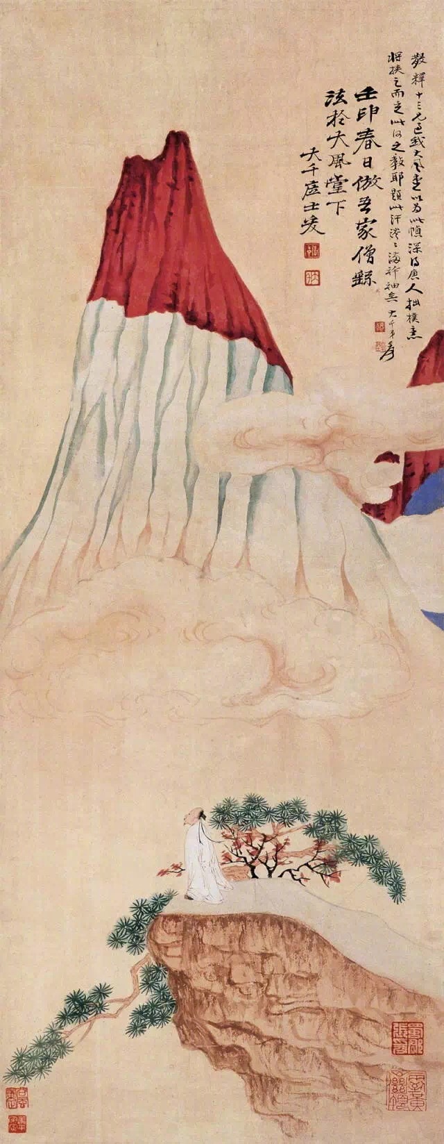 國畫山水圖集(41張)，高清國畫圖片欣賞