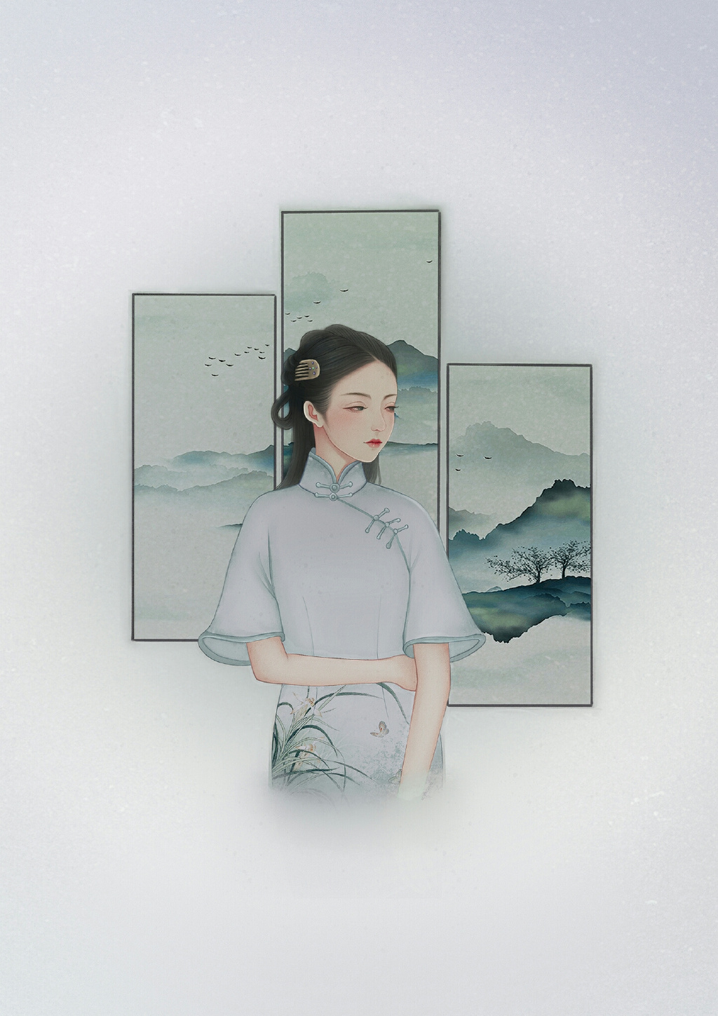 氣質(zhì)韻味的古風(fēng)女子，一組唯美高清古風(fēng)圖片