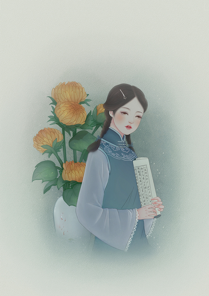 氣質(zhì)韻味的古風(fēng)女子，一組唯美高清古風(fēng)圖片