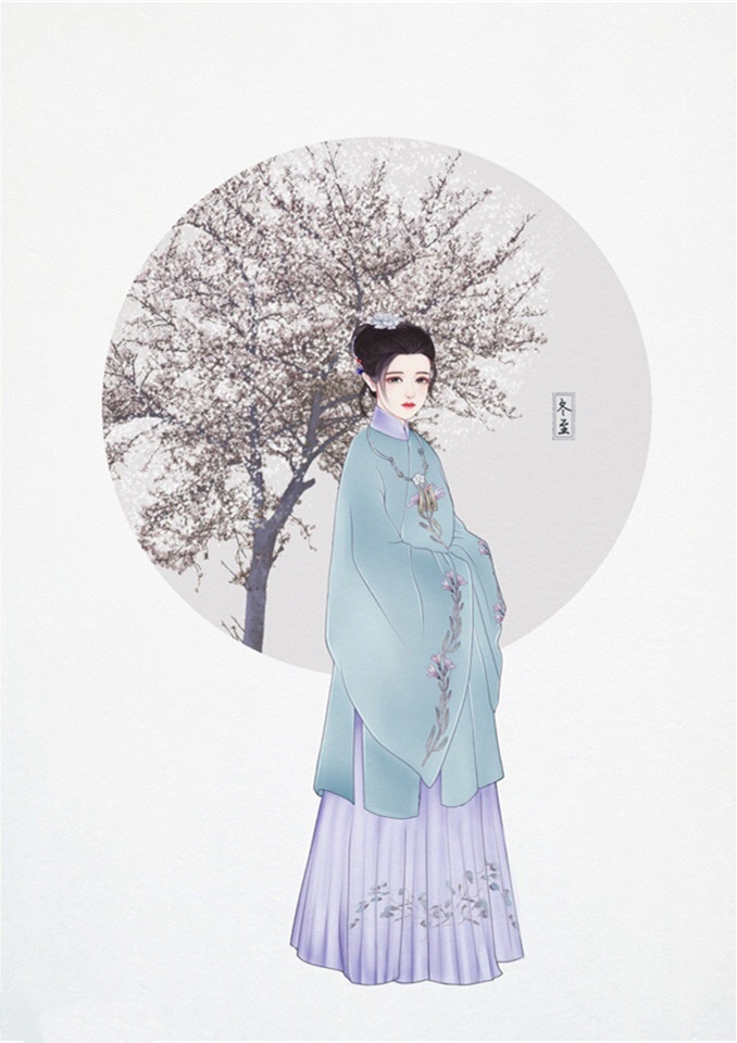 24節(jié)氣古風手機壁紙圖片，超美的女子古風圖片