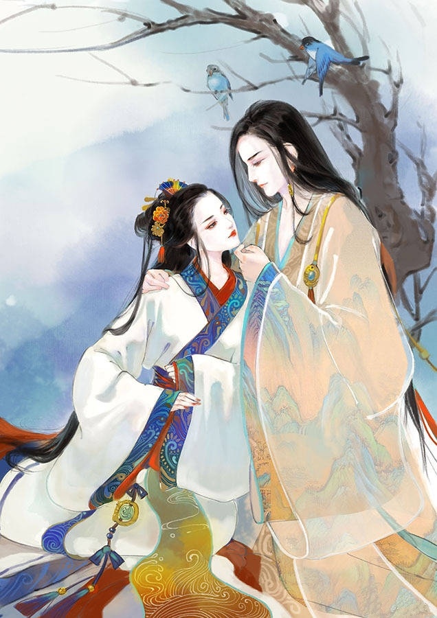 浪漫情侶古風(fēng)圖片，高清唯美古風(fēng)圖集