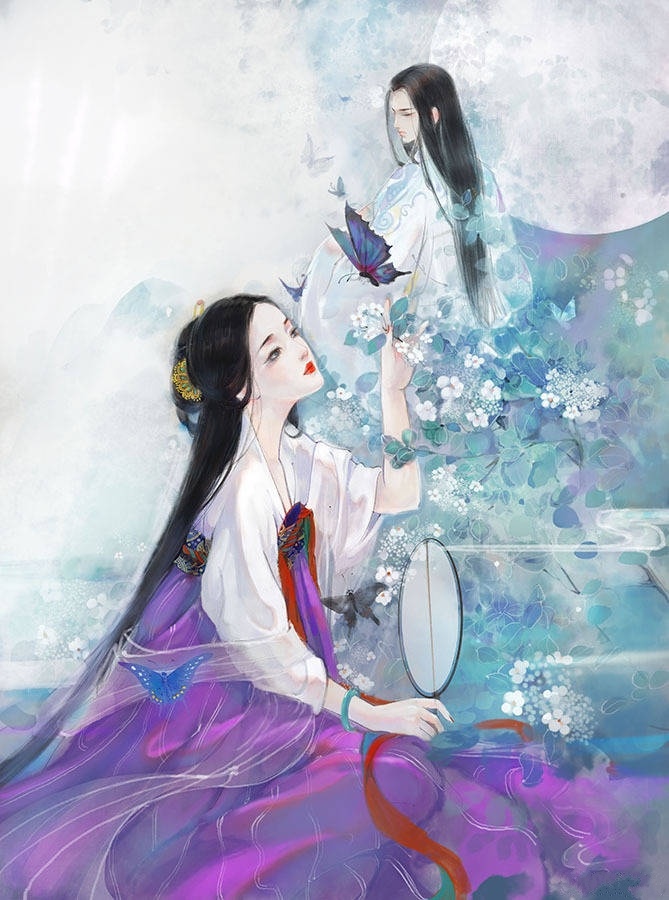 浪漫情侶古風(fēng)圖片，高清唯美古風(fēng)圖集