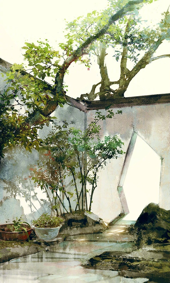 唯美古風(fēng)意境的圖片，古風(fēng)圖片手機壁紙素材