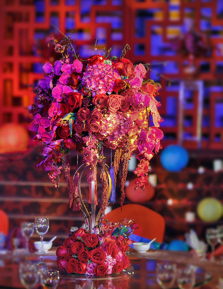 一場最美中國傳統(tǒng)婚禮，中式婚禮中的一角