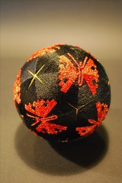 精美的手工手鞠球工藝品，絲線(xiàn)纏繞的藝術(shù)品！