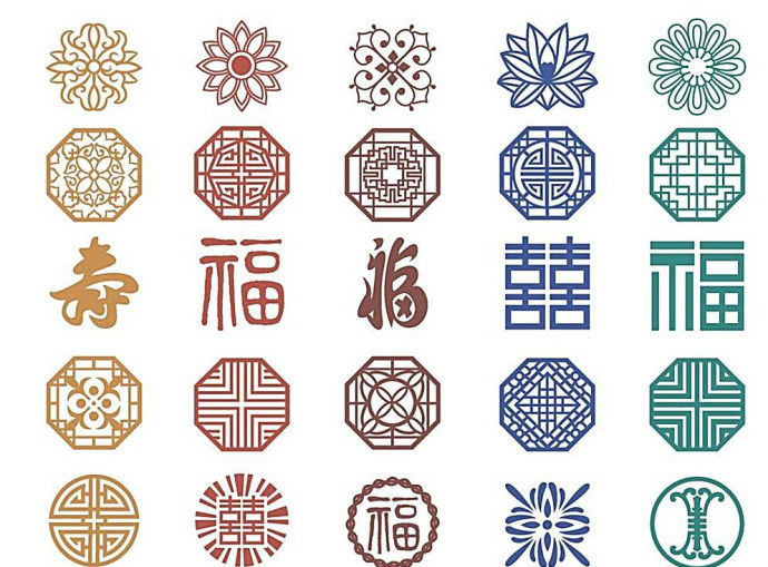 中國古典圖案欣賞，各具特色的中國傳統(tǒng)圖案