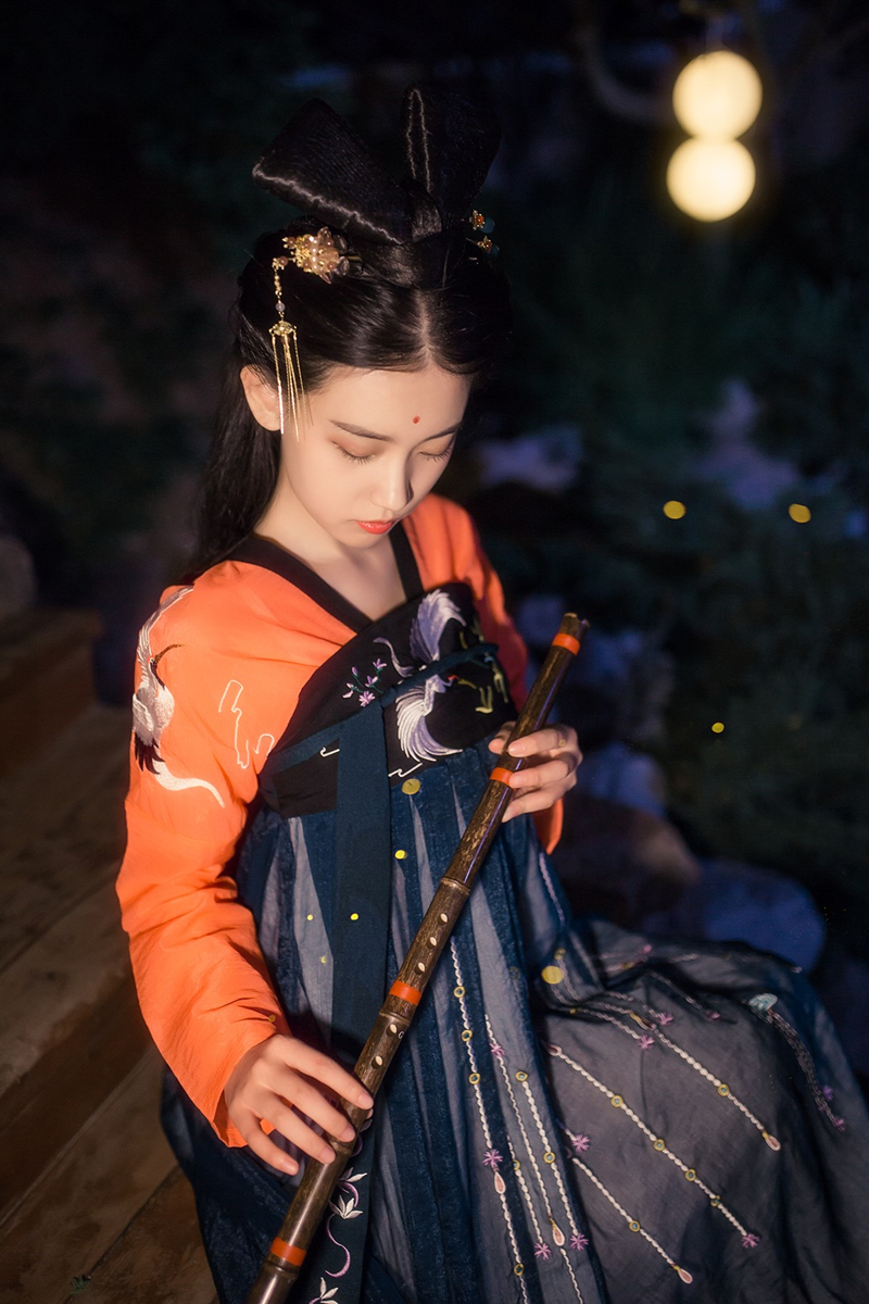 相知相伴女子古裝人物攝影