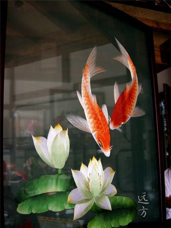 蜀繡大師——孟德芝，作品欣賞