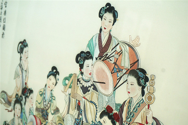 蜀繡大師——孟德芝，作品欣賞