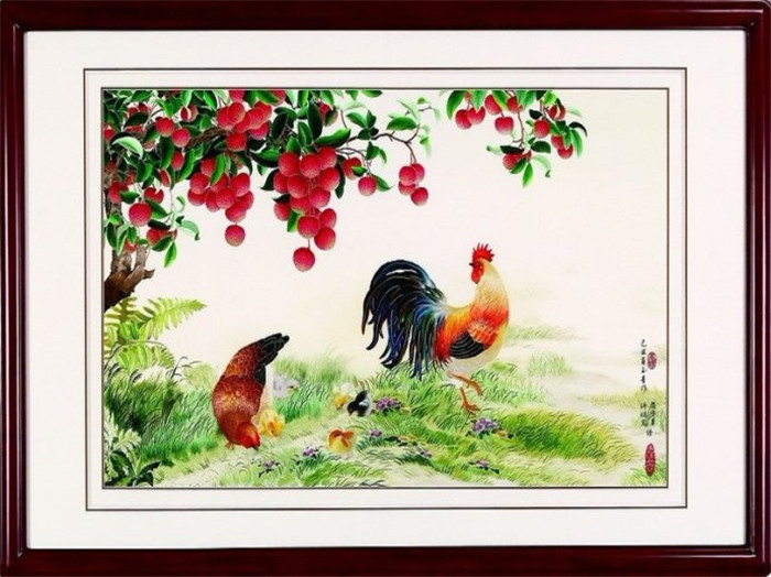 廣繡大師“花佬”許熾光，作品欣賞