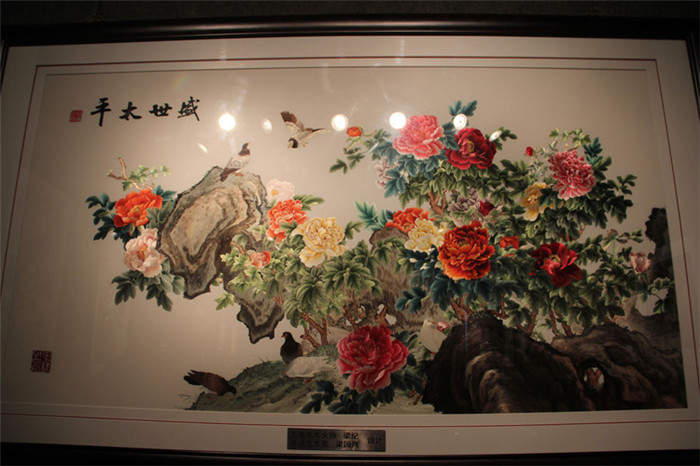 廣繡大師“花佬”許熾光，作品欣賞