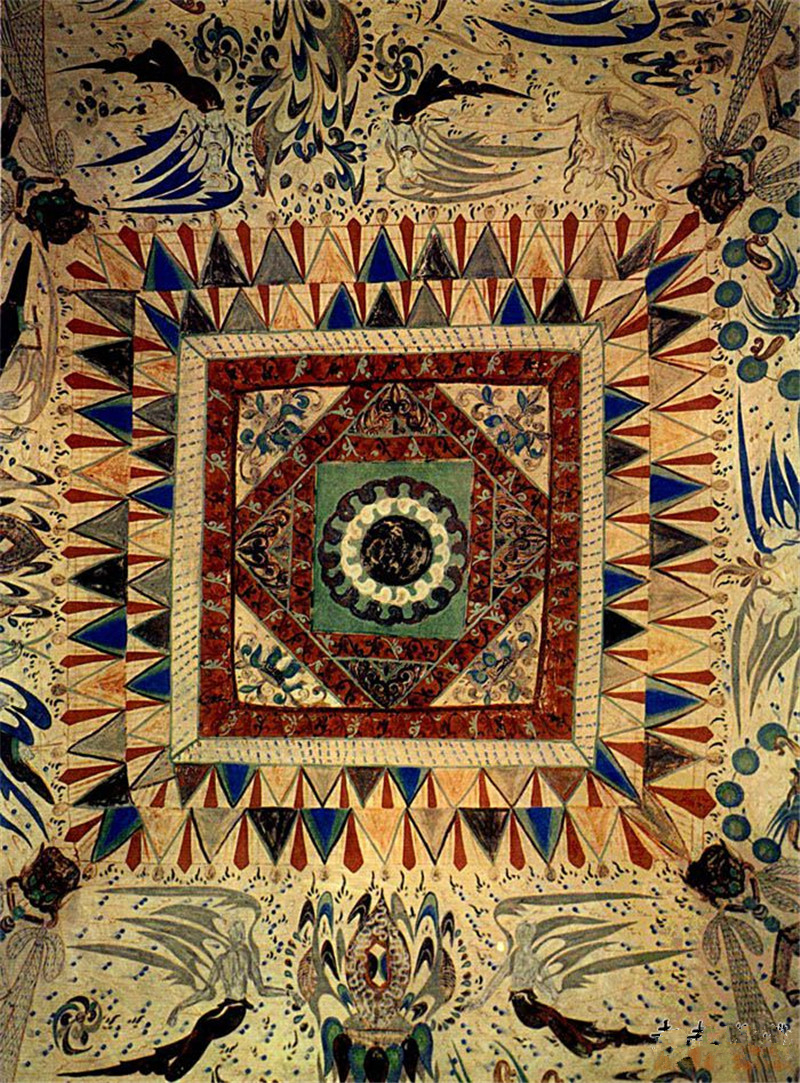 敦煌莫高窟石壁彩繪壁畫(huà)