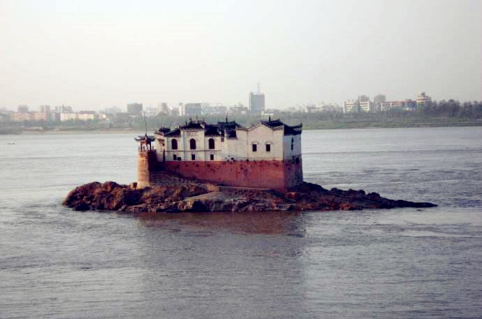 “萬里長江第一閣”鄂州觀音閣，700年屹立不倒