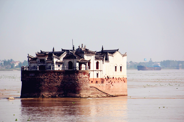 “萬里長江第一閣”鄂州觀音閣，700年屹立不倒