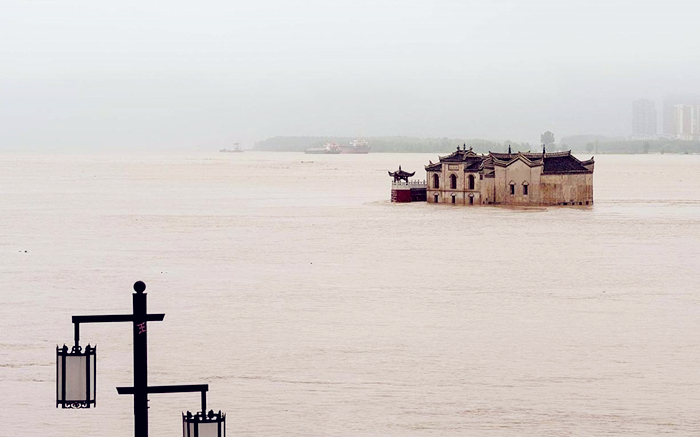 “萬里長江第一閣”鄂州觀音閣，700年屹立不倒