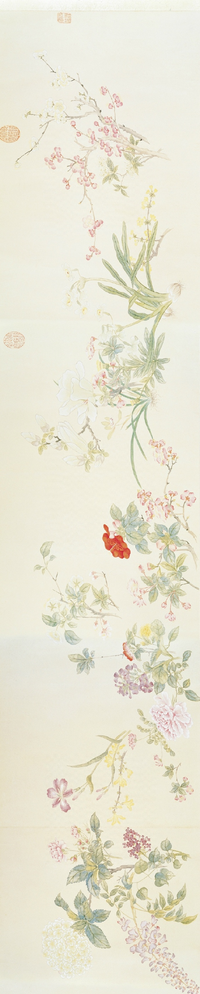 汪承霈《春祺集錦》國畫花卉合集欣賞