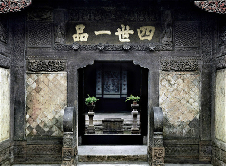 古建筑家佳樂(lè)文學(xué)精致古門(mén)欣賞