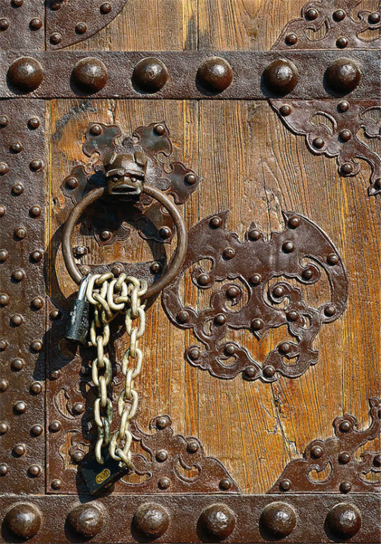 古建筑家佳樂(lè)文學(xué)精致古門欣賞