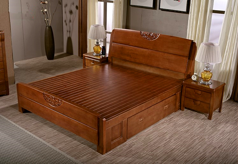 1.8米實木中式古典雙人床