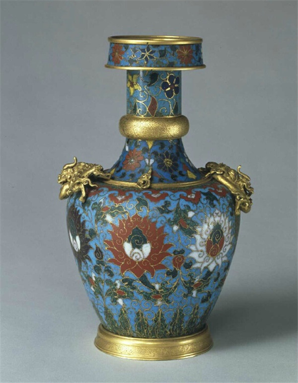 故宮博物館藏元明清掐絲琺瑯，景泰藍