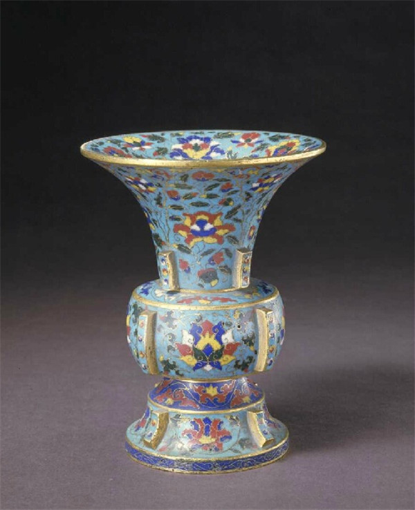 故宮博物館藏元明清掐絲琺瑯，景泰藍