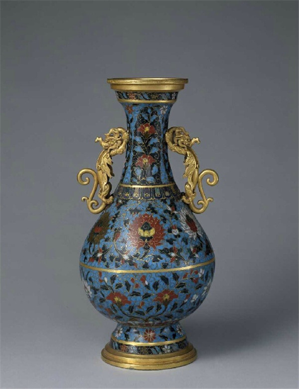 故宮博物館藏元明清掐絲琺瑯，景泰藍