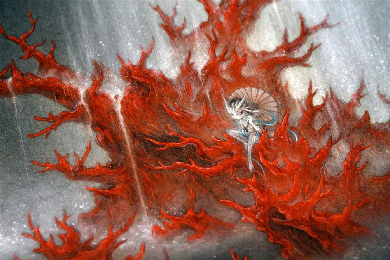 杉澤《天瀑.海童》家佳樂文學(xué)插畫欣賞