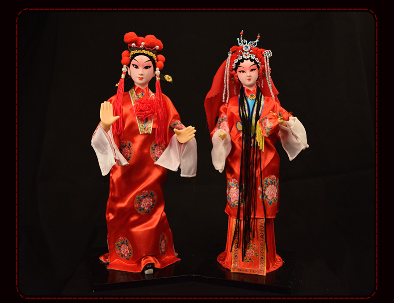 傳統(tǒng)手工工藝泥塑戲曲京劇人偶