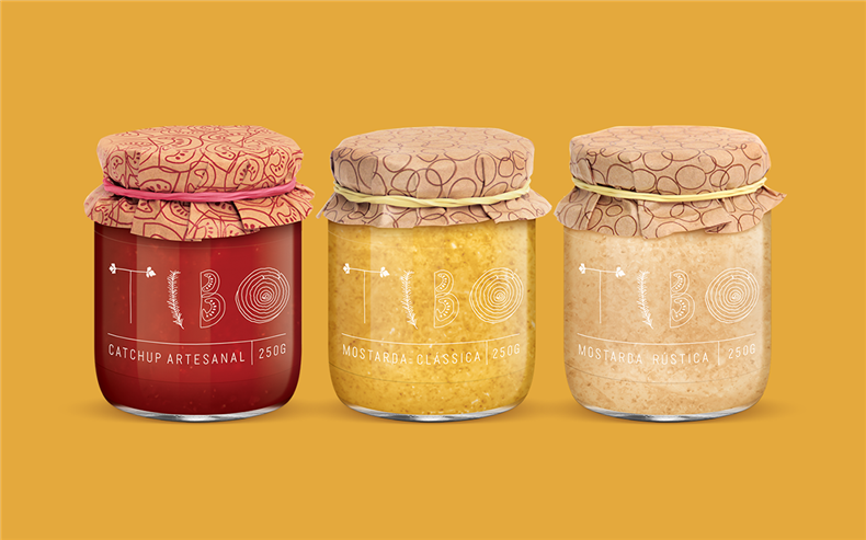tibo品牌果醬/蔬菜醬包裝設計
