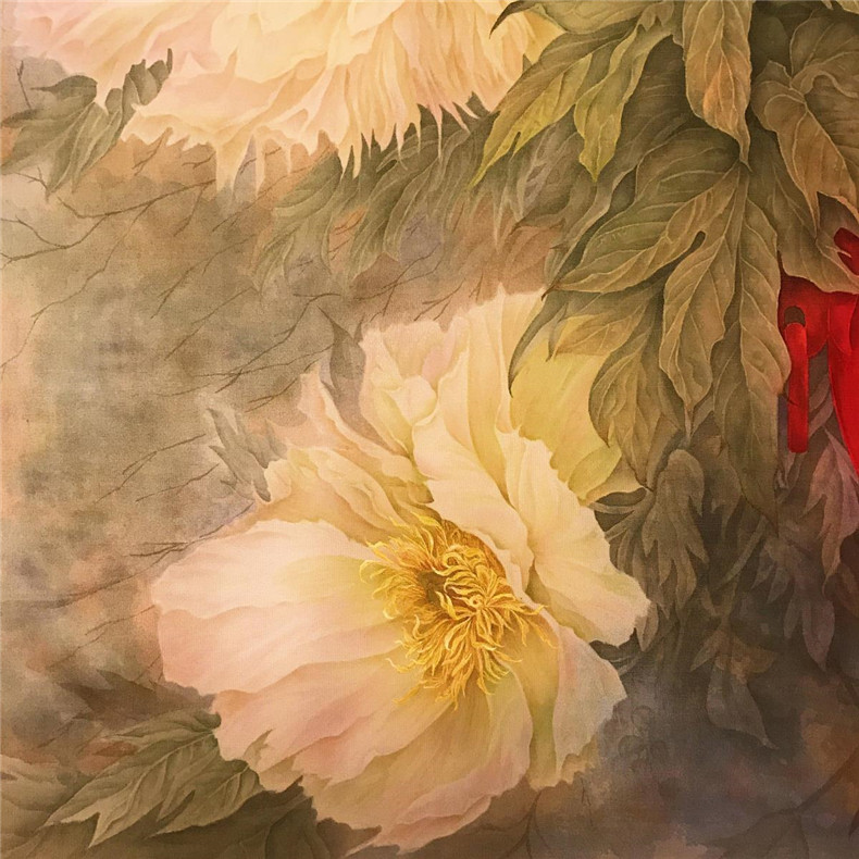 富貴平安，國色天香牡丹國畫欣賞