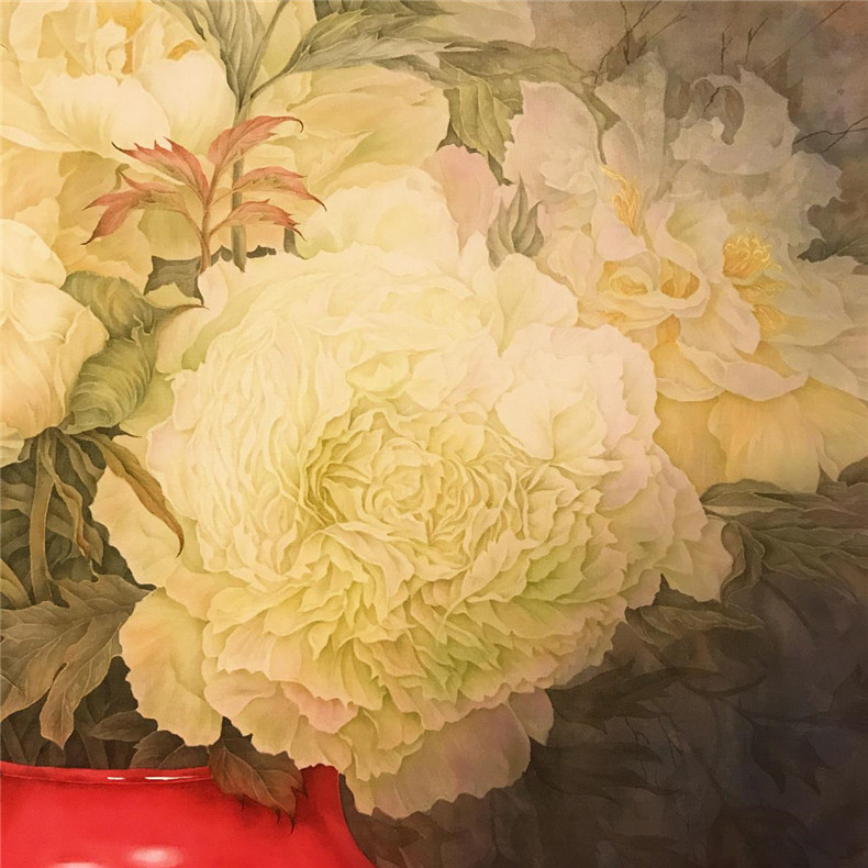 富貴平安，國色天香牡丹國畫欣賞