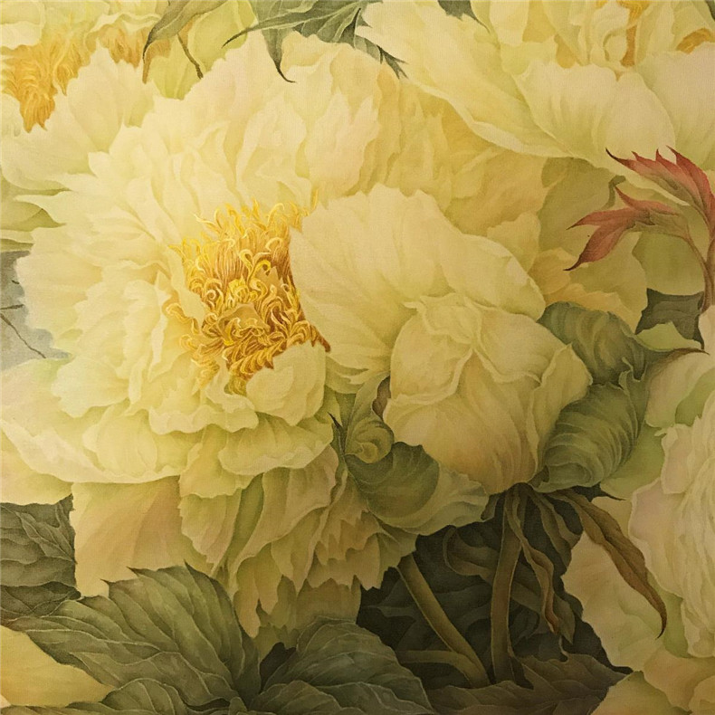 富貴平安，國色天香牡丹國畫欣賞