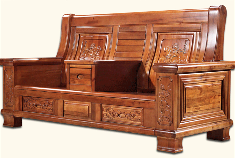 現(xiàn)代中式客廳實(shí)木沙發(fā)組合香樟木沙發(fā)