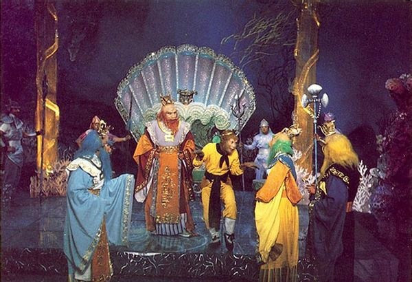 老版《西游記》攝影，美如畫的劇照