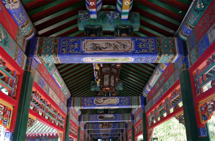 中國(guó)古建筑結(jié)構(gòu)長(zhǎng)廊欣賞