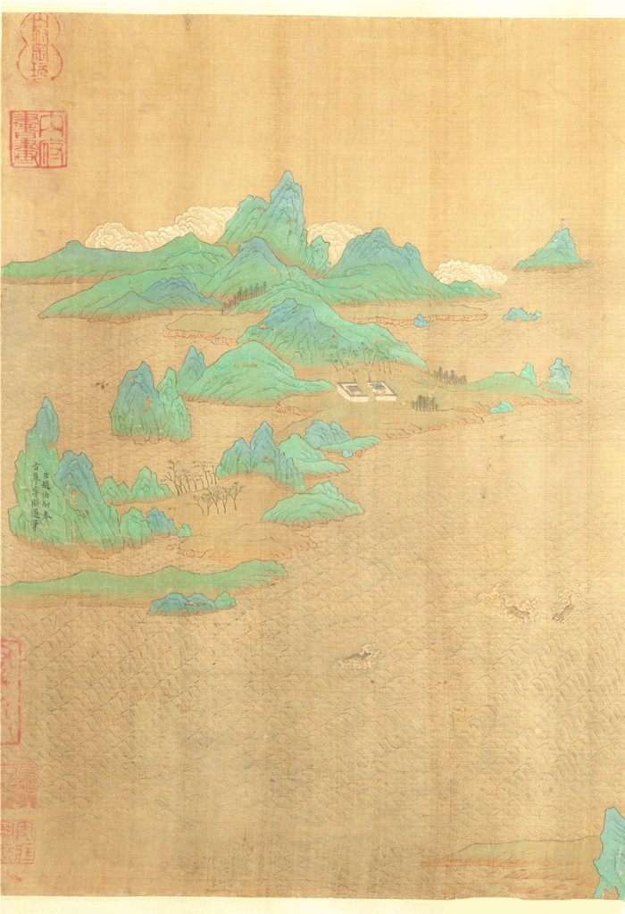 明朝國畫《海天旭日圖》