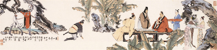 蕭和人物國(guó)畫作品欣賞